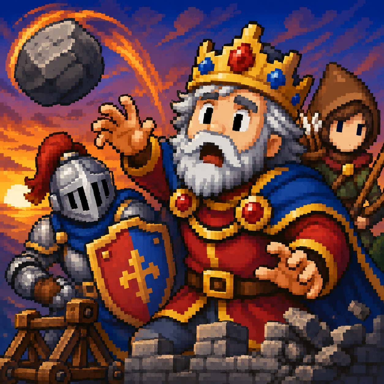 Crowns & Catapults app icon